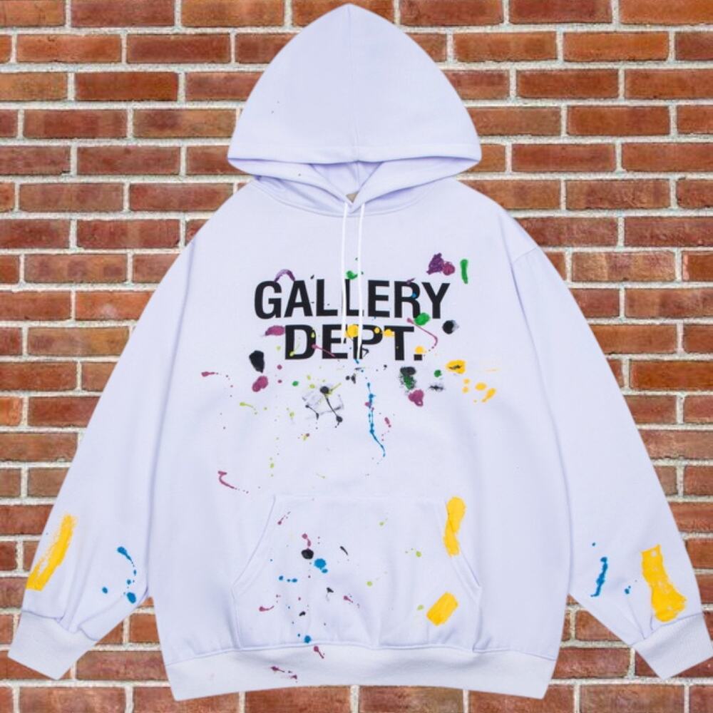 GALLERY DEPT. white hoodie